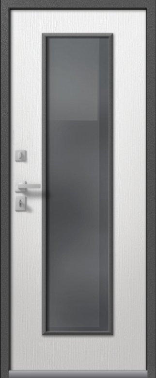 Товар Дверь Термо Premium 2 Антрацит Муар - Софт Ясень Белый DIS007384